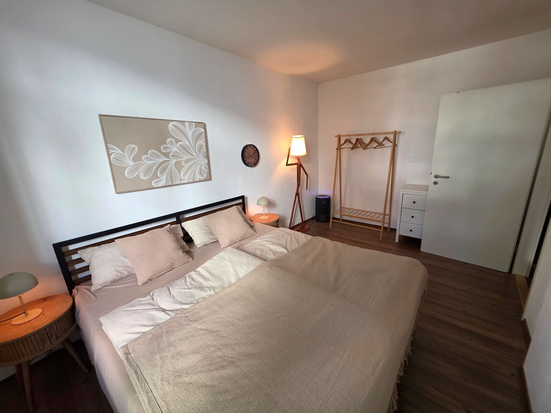 Bedroom seen from the window side